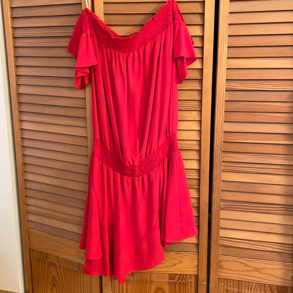 Amanda Uprichard off the shoulder dress. Worn once.